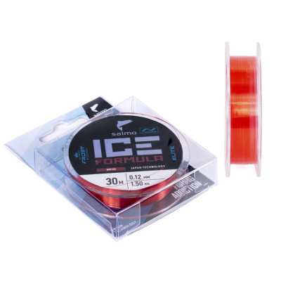 Леска монофильная зимняя SALMO ELITE ICE FORMULA WINE RED 030/012